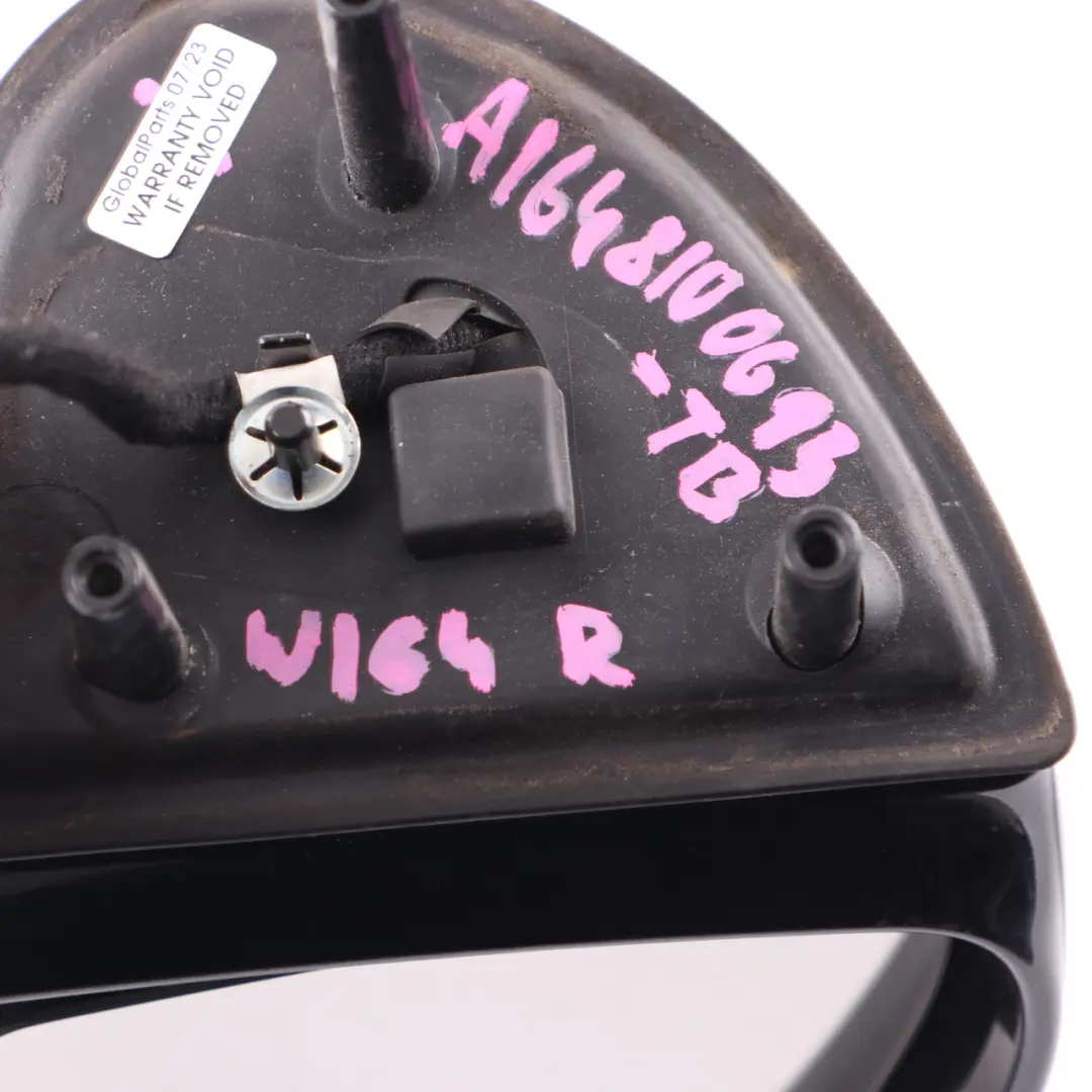 Wing Mirror Right O/S Power Fold Tanzanite Blue Metallic - 359 to Mercedes ML W164 with Part number A1648100693 Mercedes ML W164 Wing Mirror Right O/S Power Fold Tanzanite Blue Metallic - 359 - SKU rhd-A1648100693-TB - Part number A1648100693