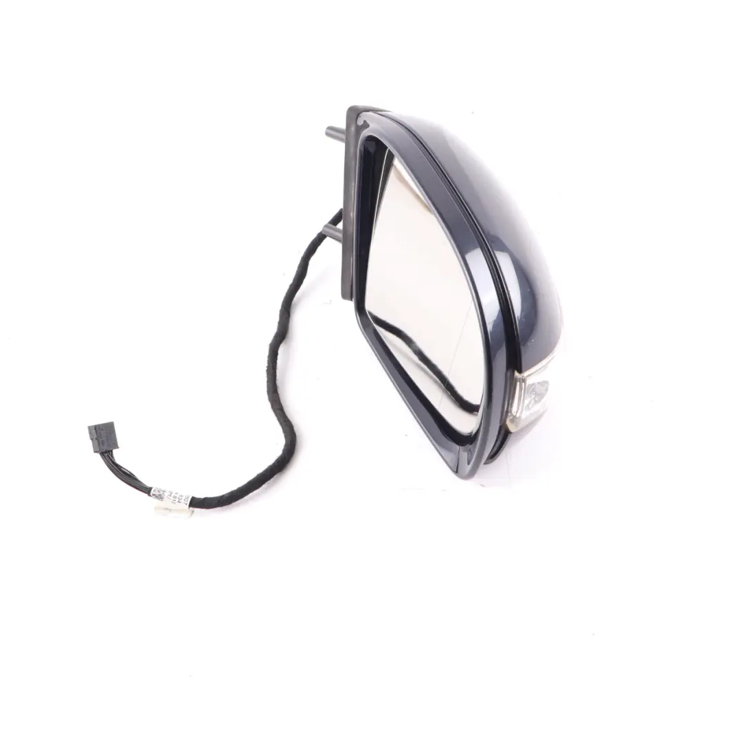 Mercedes ML W164 Wing Mirror Right O/S Power Fold Tanzanite Blue Metallic - 359 - SKU rhd-A1648100693-TB - Part number A1648100693