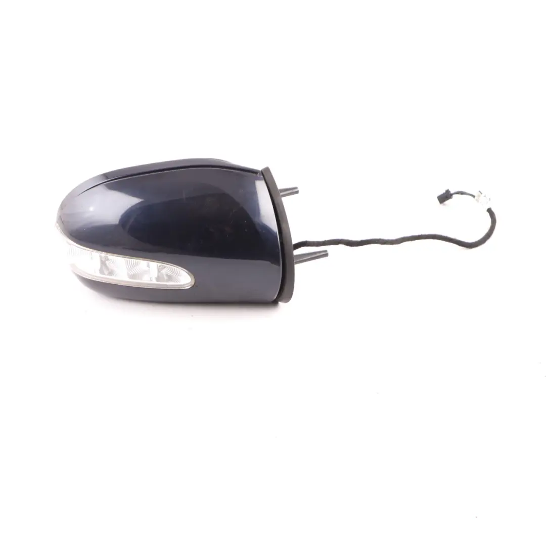 Mercedes ML W164 Wing Mirror Right O/S Power Fold Tanzanite Blue Metallic - 359 - SKU rhd-A1648100693-TB - Part number A1648100693