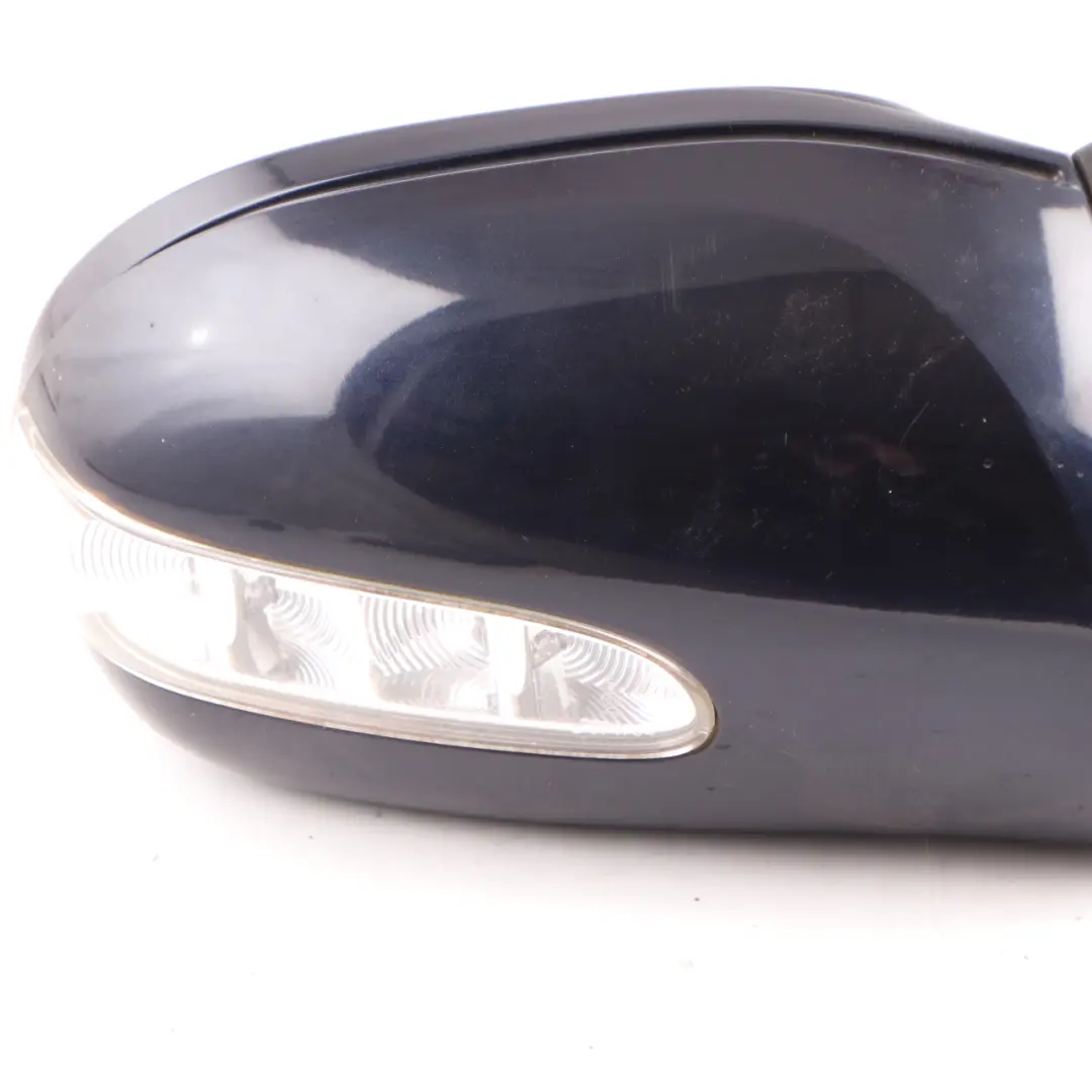 Wing Mirror Right O/S Power Fold Tanzanite Blue Metallic - 359 to Mercedes ML W164 with Part number A1648100693 Mercedes ML W164 Wing Mirror Right O/S Power Fold Tanzanite Blue Metallic - 359 - SKU rhd-A1648100693-TB - Part number A1648100693