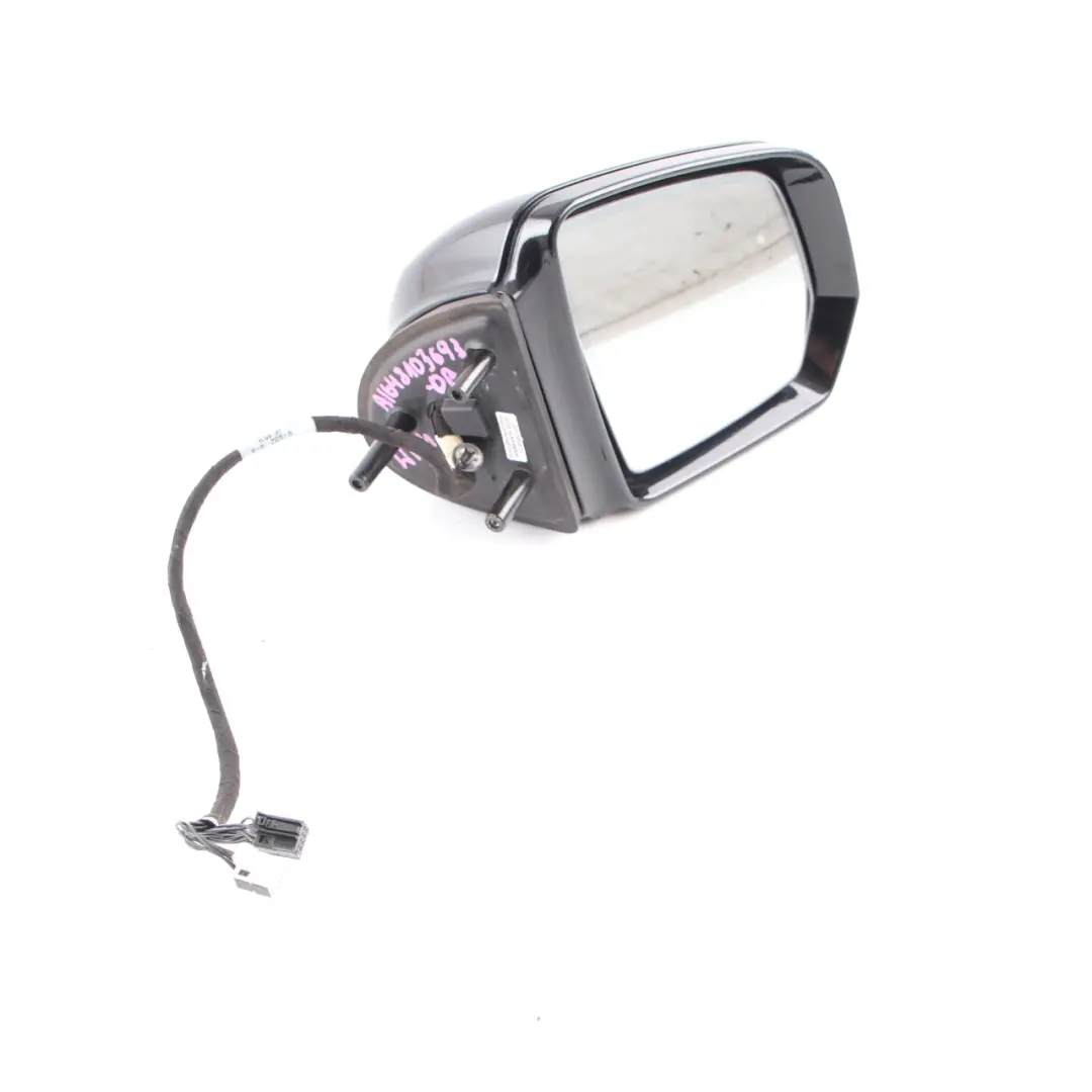 Mercedes ML W164 Wing Mirror Right O/S Power Fold Obsidian Black Metallic - 197 - SKU rhd-A1648103693-OB - Part number A1648103693
