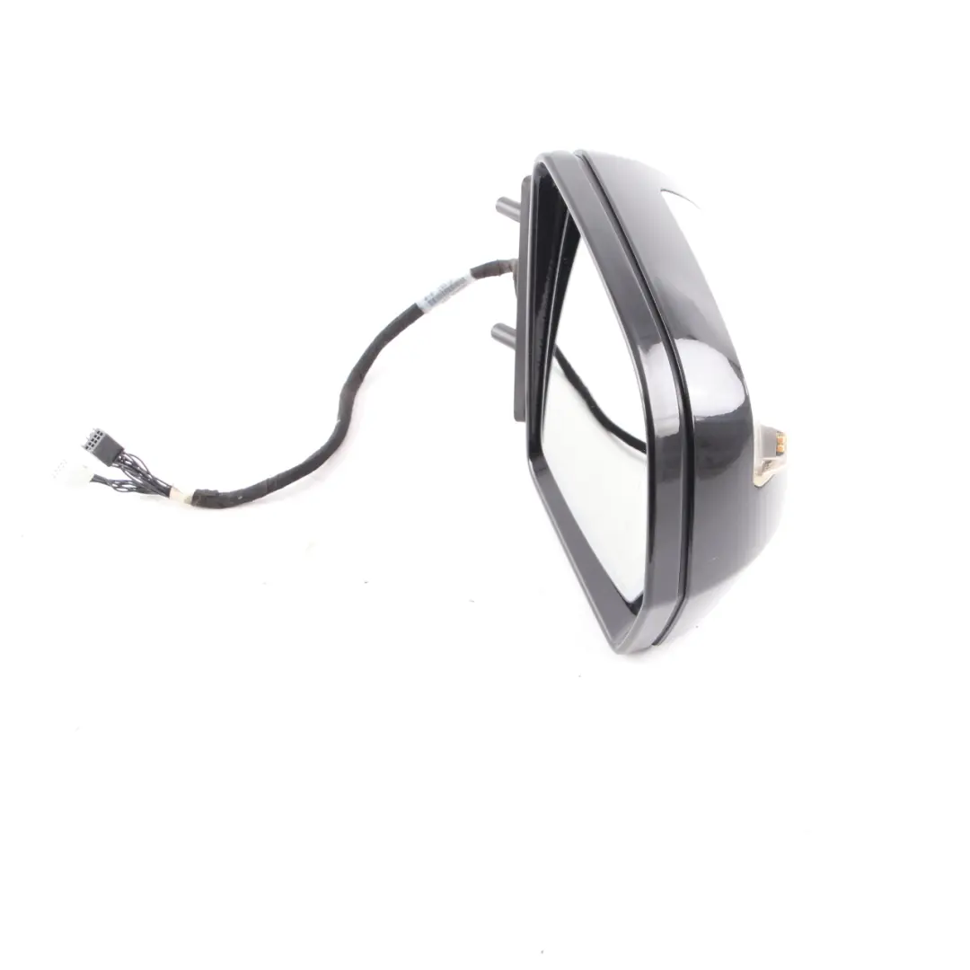 Mercedes ML W164 Wing Mirror Right O/S Power Fold Obsidian Black Metallic - 197 - SKU rhd-A1648103693-OB - Part number A1648103693