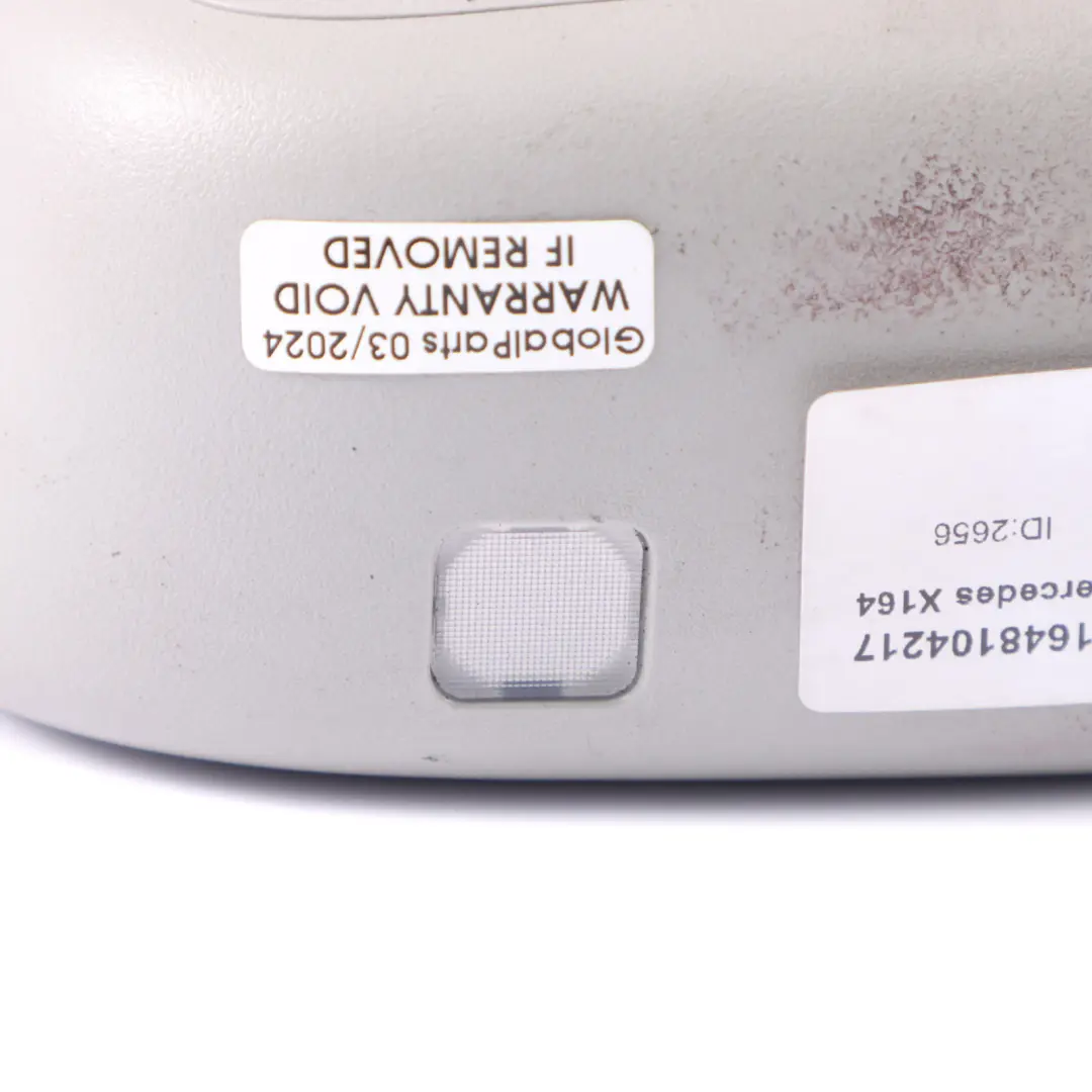 View Mirror Interior Grey to Mercedes ML W164 Rear with Part number A1648104217 Mercedes ML W164 Rear View Mirror Interior Grey - SKU RHD-A1648104217 - Part number A1648104217