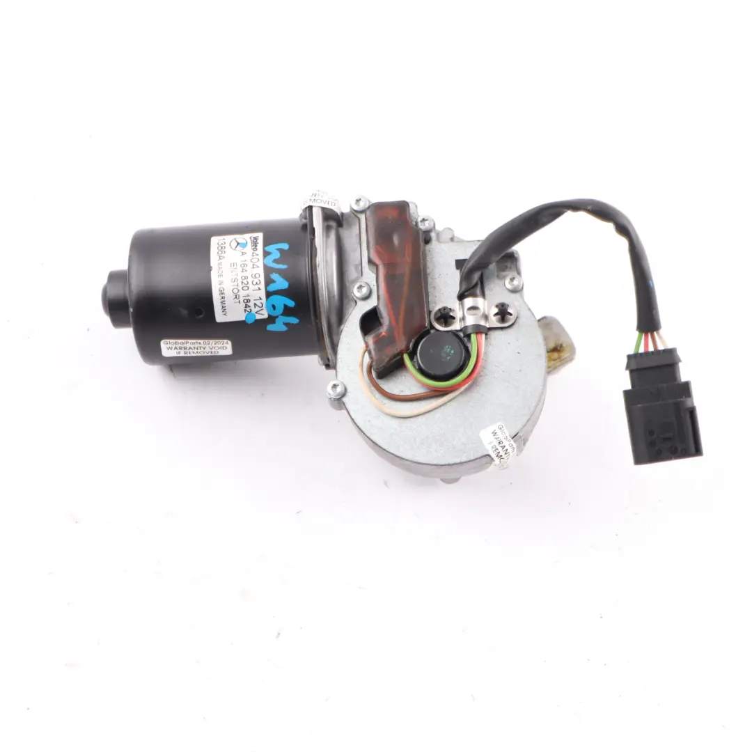 Mercedes W164 Front Wiper Motor Wiper Arm Drive Module 1386A 12V - SKU rhd-A1648201842 - Part number A1648201842