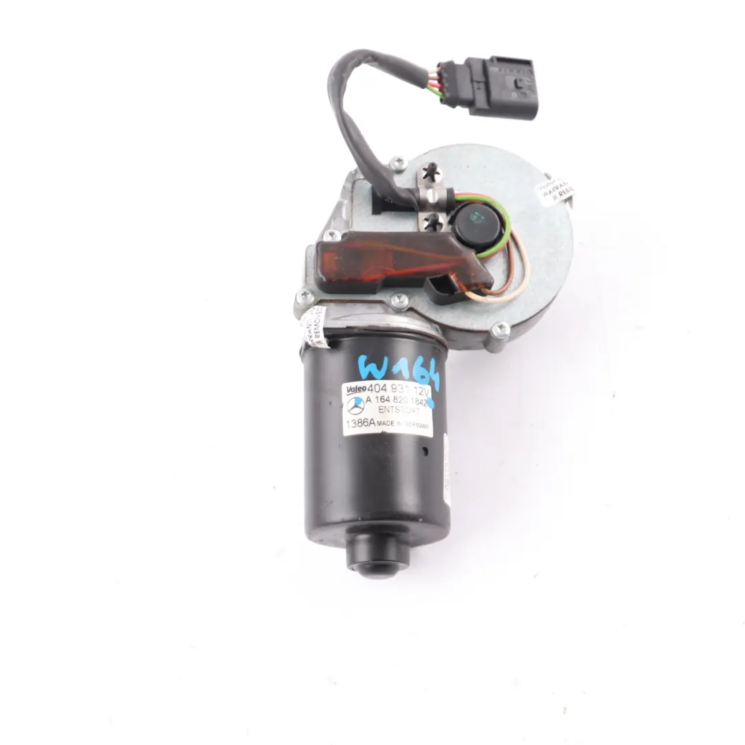 Mercedes W164 Front Wiper Motor Wiper Arm Drive Module 1386A 12V - SKU rhd-A1648201842 - Part number A1648201842