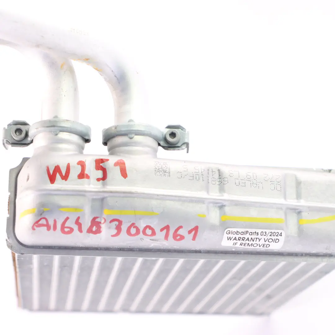 Heater Matrix Mercedes W164 W251 Radiator Heat Exchanger Air Con A/C to with Part number A1648300161 Heater Matrix Mercedes W164 W251 Radiator Heat Exchanger Air Con A/C - SKU rhd-A1648300161 - Part number A1648300161