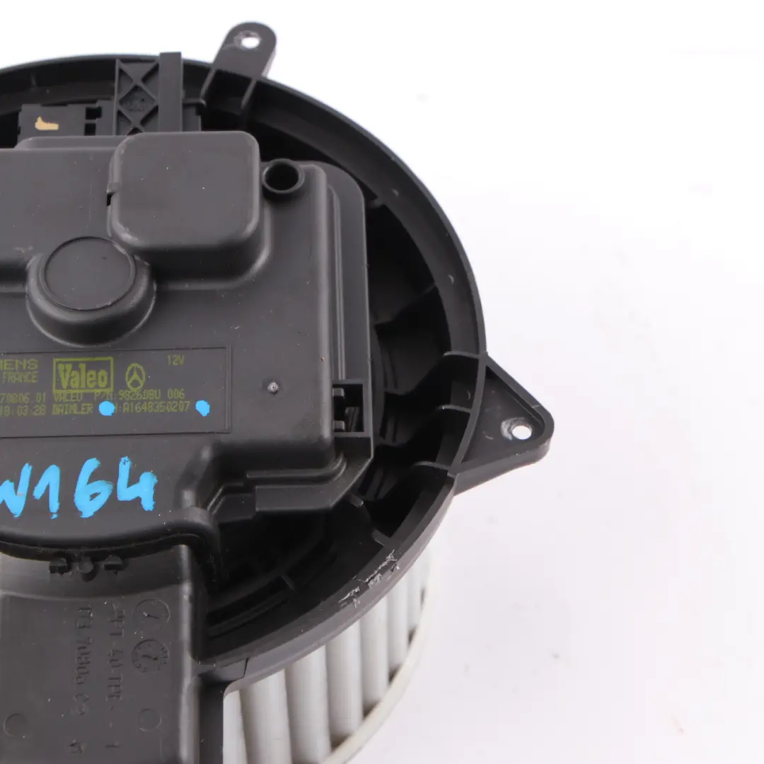 Mercedes ML W164 GL X164 Heater Blower Motor Fan - SKU rhd-A1648350207 - Part number A1648350207