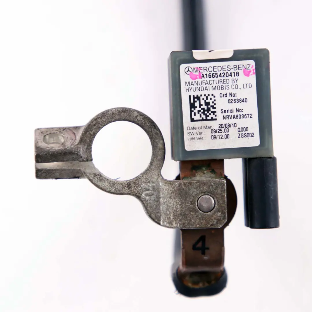 Negative Cable Battery Terminal Wiring to Mercedes W212 with Part number A1665420418 Mercedes W212 Negative Cable Battery Terminal Wiring - SKU rhd-A1665420418 - Part number A1665420418