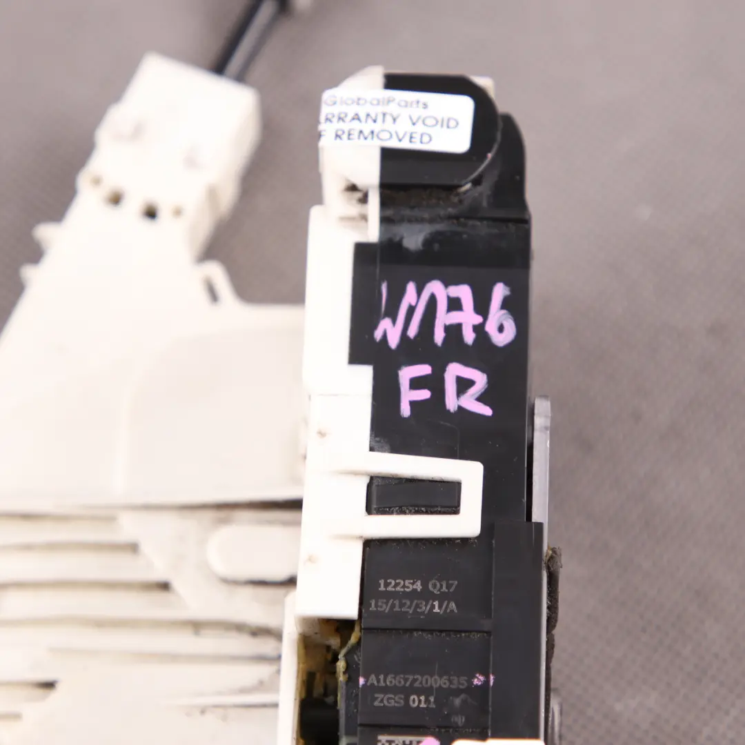 Door Lock Mercedes W176 W246 Front Right O/S Latch Mechanism Actuator to with Part number A1667200635 Door Lock Mercedes W176 W246 Front Right O/S Latch Mechanism Actuator - SKU rhd-A1667200635-1 - Part number A1667200635