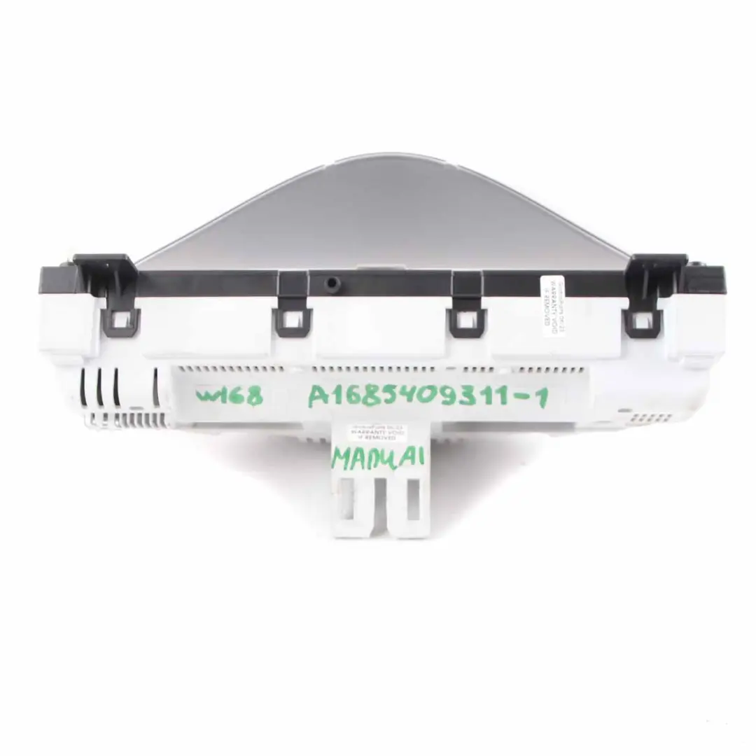 Instrument Cluster Speedo Clocks Meter Manual A1685409311 to Mercedes W168 Diesel with Part number A1685408311 Mercedes W168 Diesel Instrument Cluster Speedo Clocks Meter Manual A1685409311 - SKU rhd-A1685409311-1 - Part number A1685408311