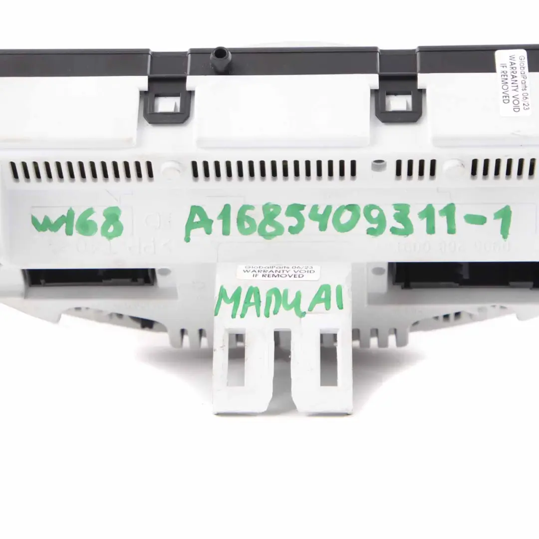 Instrument Cluster Speedo Clocks Meter Manual A1685409311 to Mercedes W168 Diesel with Part number A1685408311 Mercedes W168 Diesel Instrument Cluster Speedo Clocks Meter Manual A1685409311 - SKU rhd-A1685409311-1 - Part number A1685408311