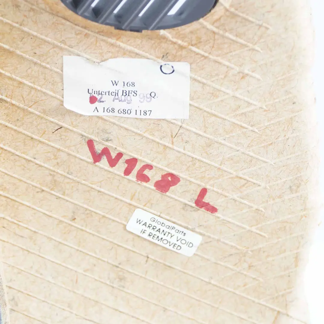 Dashboard Trim Panel Left N/S Footwell Cover to Mercedes W168 with Part number A1686801187 Mercedes W168 Dashboard Trim Panel Left N/S Footwell Cover - SKU RHD-A1686801187 - Part number A1686801187