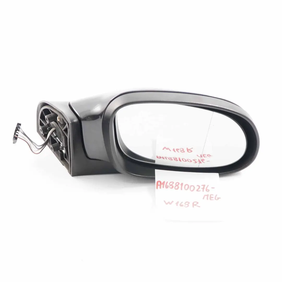 Wing Mirror Mercedes W168 Right O/S Exterior Door Meteor Grey Metallic - 195 to with Part number A1688100276 Wing Mirror Mercedes W168 Right O/S Exterior Door Meteor Grey Metallic - 195 - SKU rhd-A1688100276-MEG - Part number A1688100276
