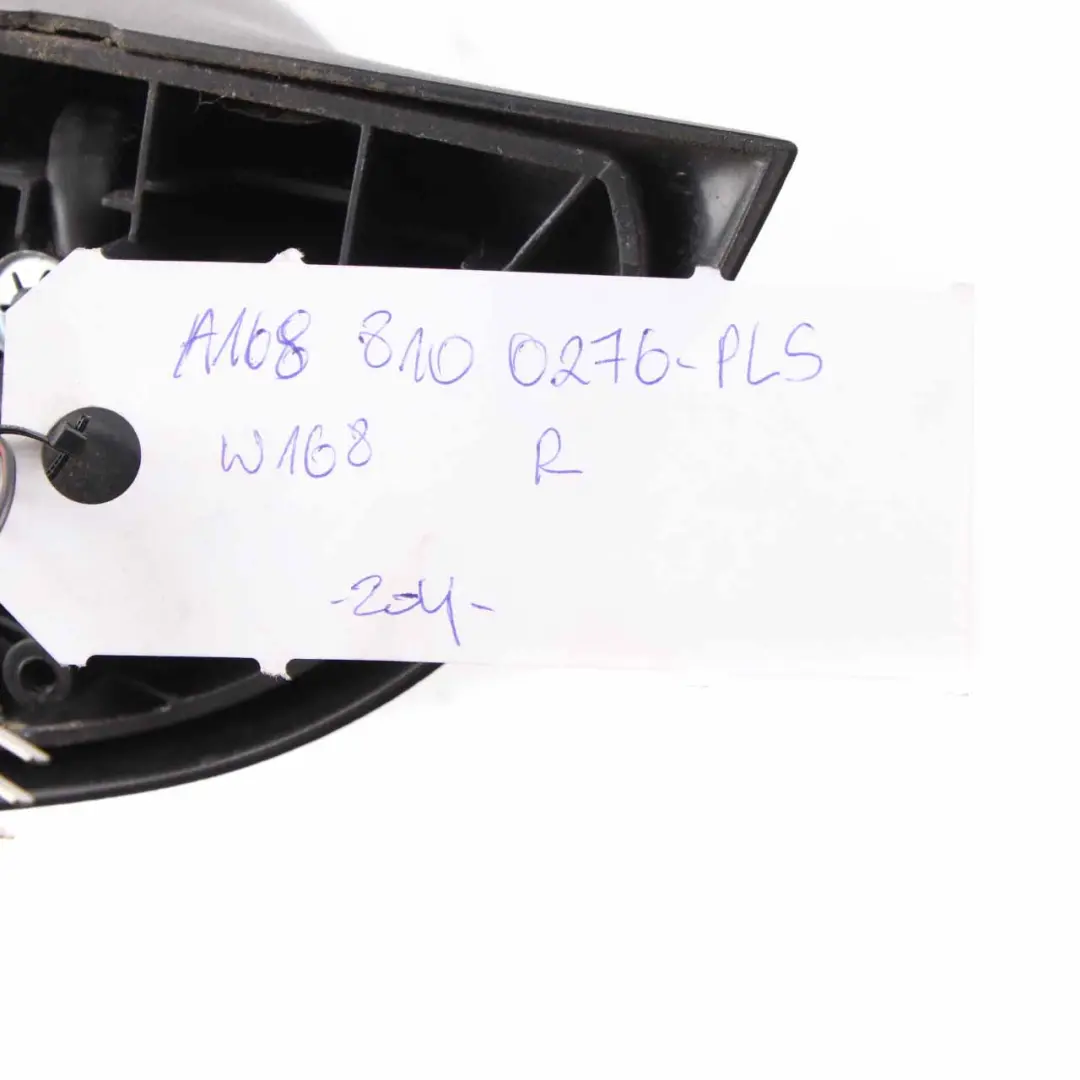 Wing Mirror Door Right O/S Outside Polar Silver Metallic - 761 to Mercedes W168 with Part number A1688100276 Mercedes W168 Wing Mirror Door Right O/S Outside Polar Silver Metallic - 761 - SKU rhd-A1688100276-PLS - Part number A1688100276