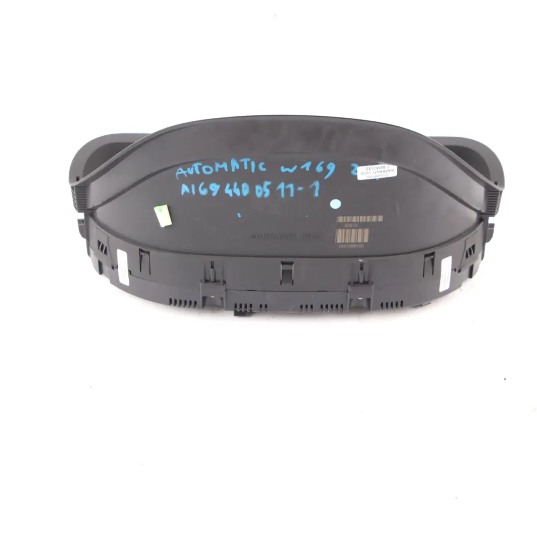 Instrument Cluster Speedo Clocks Automatic to Mercedes W169 Diesel with Part number A1694400811 Mercedes W169 Diesel Instrument Cluster Speedo Clocks Automatic - SKU rhd-A1694400811 - Part number A1694400811
