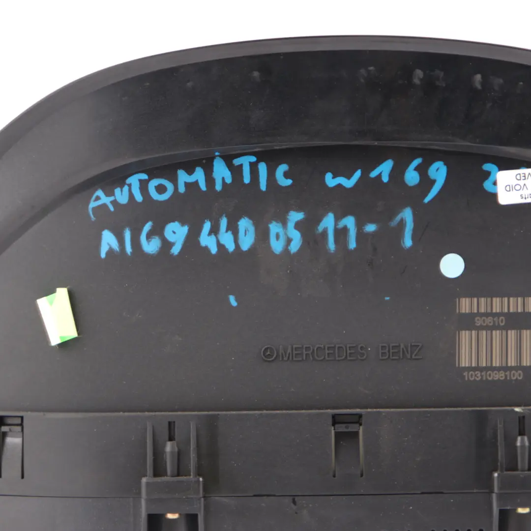 Mercedes W169 Diesel Instrument Cluster Speedo Clocks Automatic - SKU rhd-A1694400811 - Part number A1694400811