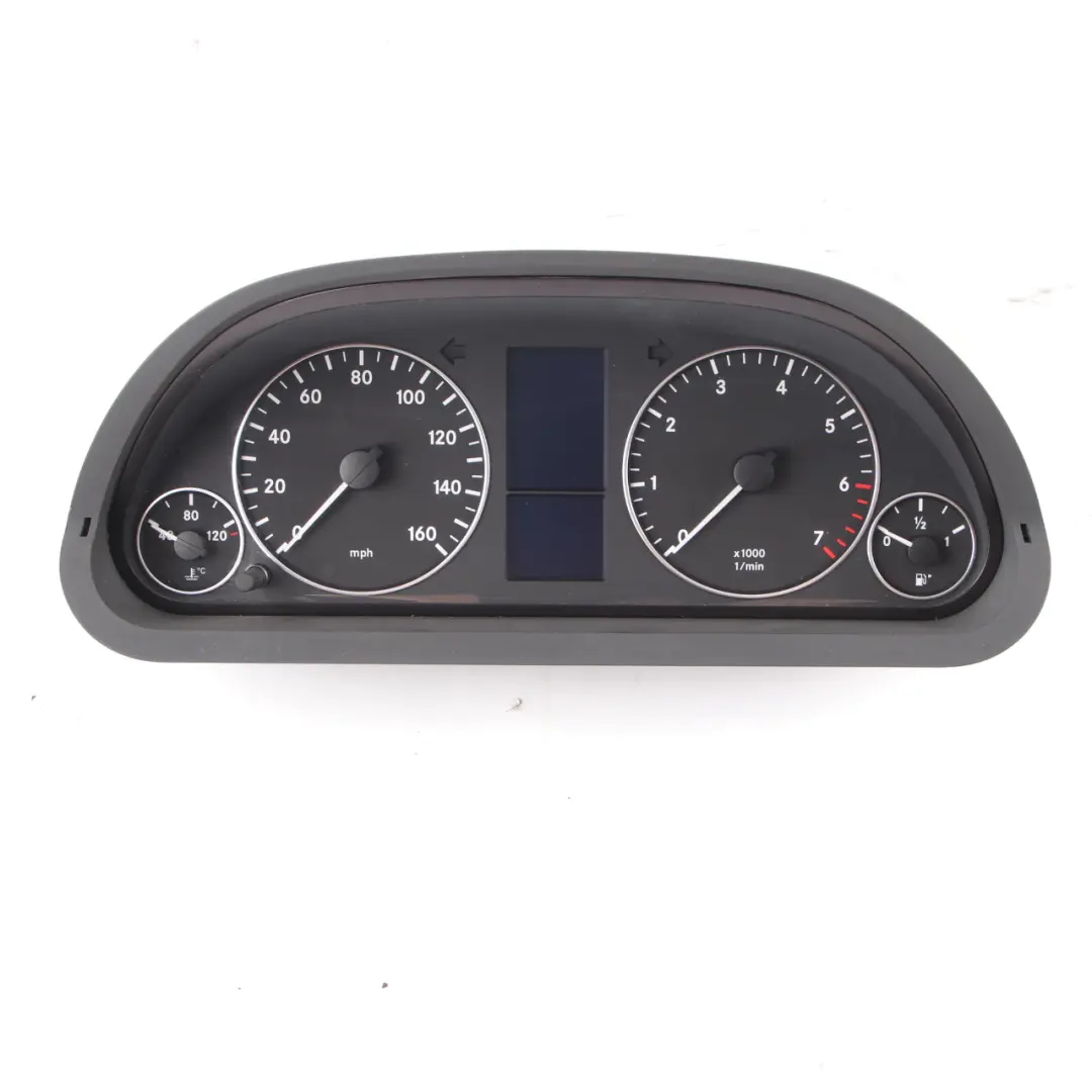 Instrument Cluster Speedo Clocks MPH Automatic to Mercedes W169 Petrol with Part number A1694403411 Mercedes W169 Petrol Instrument Cluster Speedo Clocks MPH Automatic - SKU rhd-A1694403411-2 - Part number A1694403411