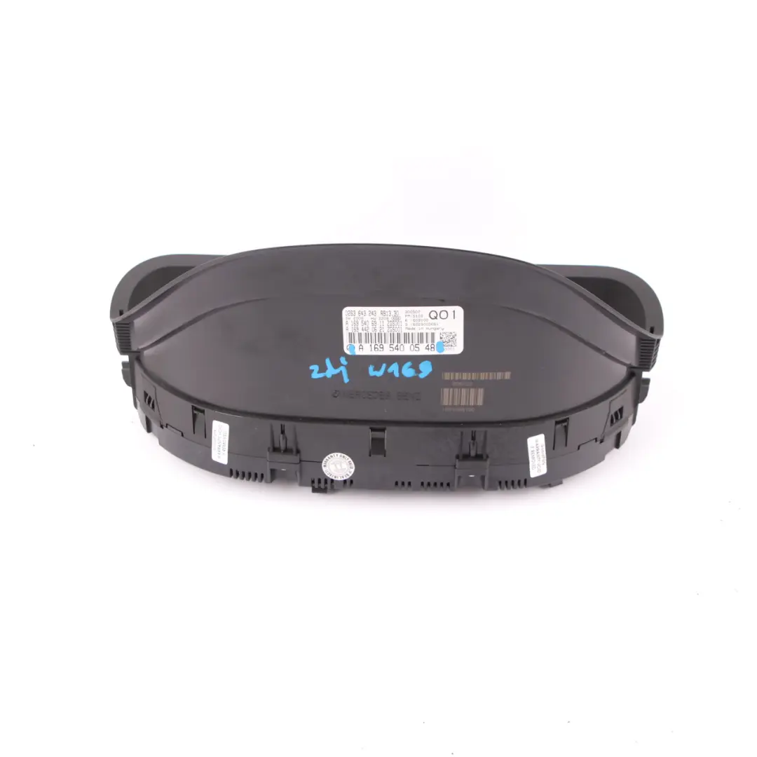  Instrument Cluster Mercedes W169 Petrol Speedo Clocks Automatic A1695400548 - SKU rhd-A1695400548 - Part number A1695409248