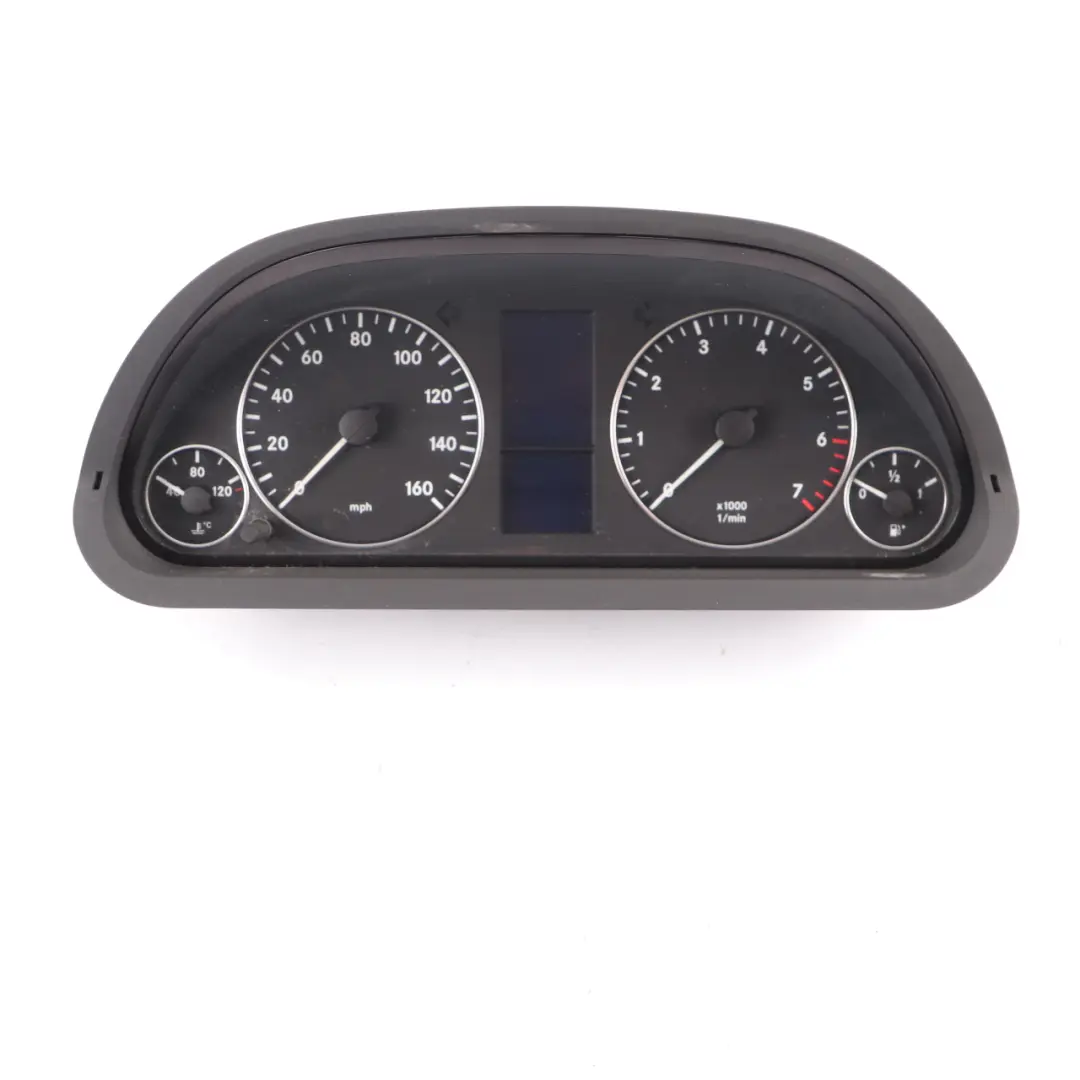 Instrument Cluster Speedo Clocks MPH Automatic to Mercedes W169 Petrol with Part number A1695401547 Mercedes W169 Petrol Instrument Cluster Speedo Clocks MPH Automatic - SKU rhd-A1695401547 - Part number A1695401547