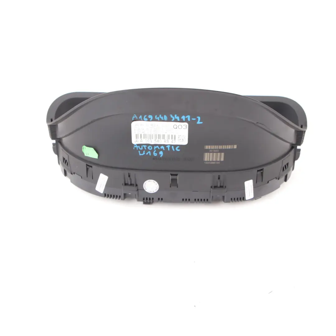 Mercedes W169 Petrol M266 Instrument Cluster Speedo Clocks Automatic - SKU rhd-A1695408347 - Part number A1695408347