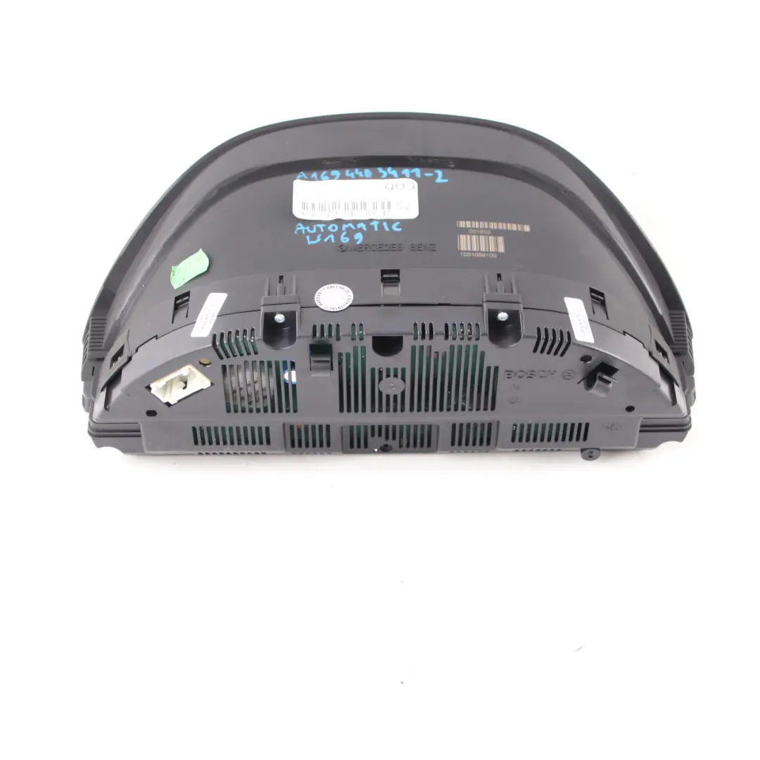M266 Instrument Cluster Speedo Clocks Automatic to Mercedes W169 Petrol with Part number A1695408347 Mercedes W169 Petrol M266 Instrument Cluster Speedo Clocks Automatic - SKU rhd-A1695408347 - Part number A1695408347