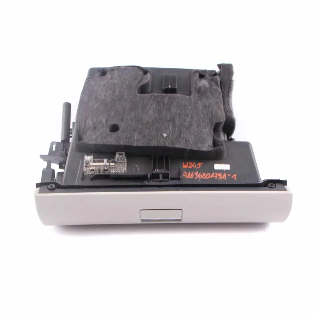 Glove Box Storage Box Tray Cover Grey to Mercedes W169 W245 with Part number A1696801791 Mercedes W169 W245 Glove Box Storage Box Tray Cover Grey - SKU rhd-A1696801791-1 - Part number A1696801791