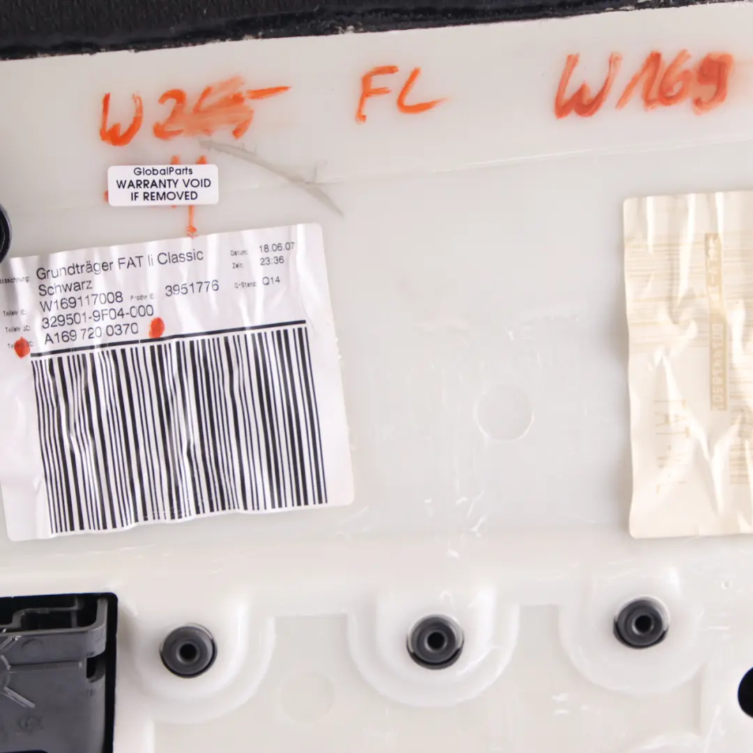 Door Card Front Left N/S Trim Panel Cloth Fabric Black to Mercedes W169 W245 with Part number A1697200370* Mercedes W169 W245 Door Card Front Left N/S Trim Panel Cloth Fabric Black - SKU rhd-A1697200370 - Part number A1697200370*