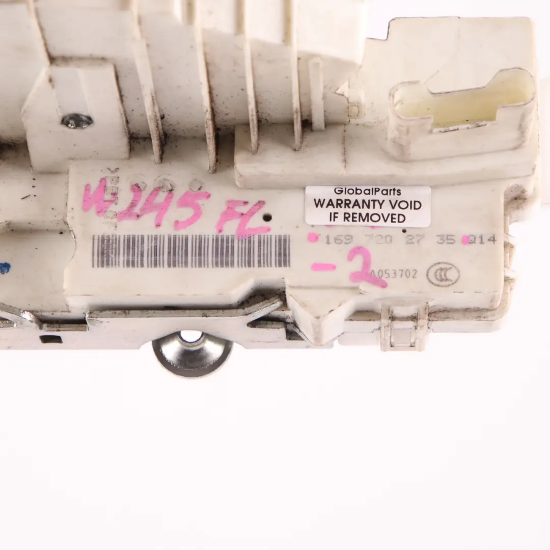 Door Lock Front Left N/S Latch Mechanism Actuator to Mercedes W169 with Part number A1697202735 Mercedes W169 Door Lock Front Left N/S Latch Mechanism Actuator - SKU rhd-A1697202735-2 - Part number A1697202735