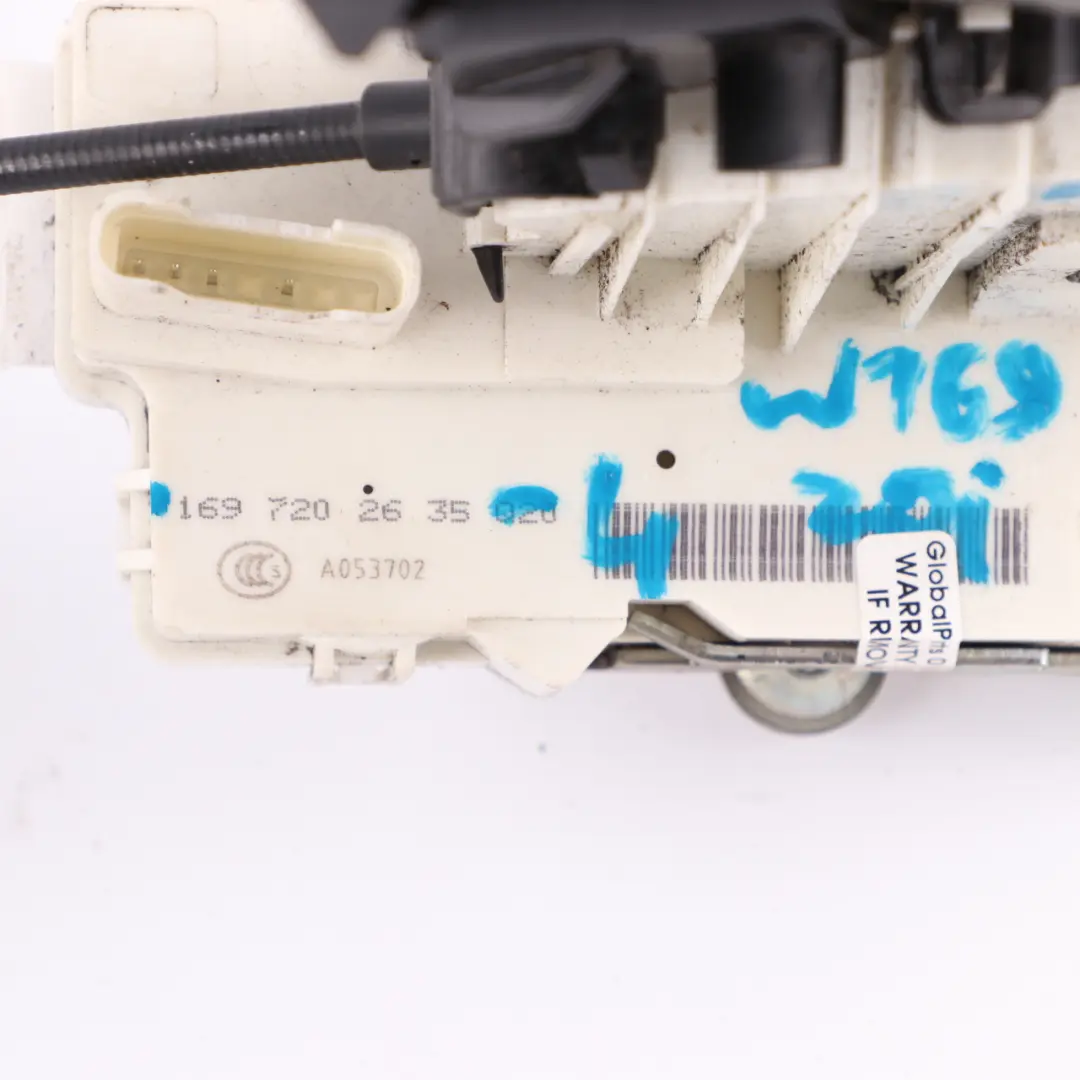 Door Lock Front Right O/S Latch Mechanism Actuator A1697202635 to Mercedes W169 with Part number A1697203635 Mercedes W169 Door Lock Front Right O/S Latch Mechanism Actuator A1697202635 - SKU rhd-A1697203635-4 - Part number A1697203635