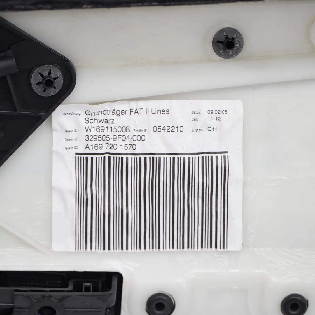  Door Card Mercedes W169 W245 Trim Panel Cover Cloth Black Front Left N/S - SKU rhd-A1697204970-1 - Part number A1697204970