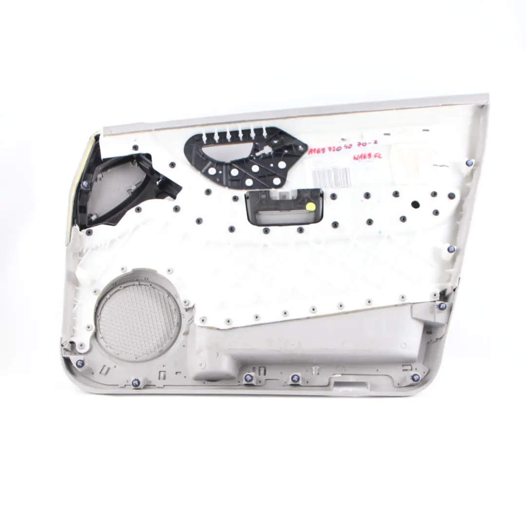 Door Card Mercedes W169 W245 Front Left N/S Trim Panel Cover Cloth Grey to with Part number A1697204970 Door Card Mercedes W169 W245 Front Left N/S Trim Panel Cover Cloth Grey - SKU rhd-A1697204970-2 - Part number A1697204970