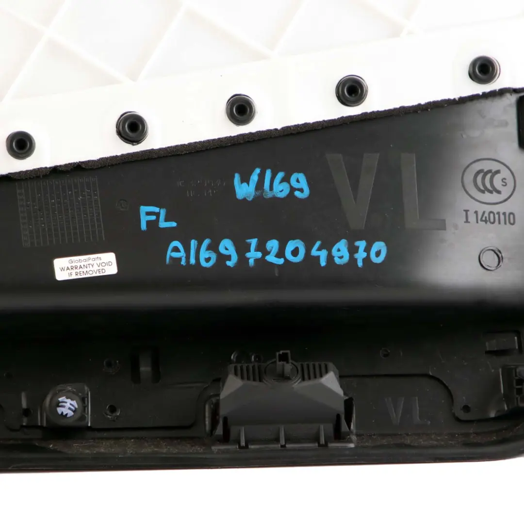 Mercedes-Benz A B W169 W245 Front Left N/S Door Card Trim Panel Cloth Black to with Part number A1697204970 Mercedes-Benz A B W169 W245 Front Left N/S Door Card Trim Panel Cloth Black - SKU rhd-A1697204970 - Part number A1697204970