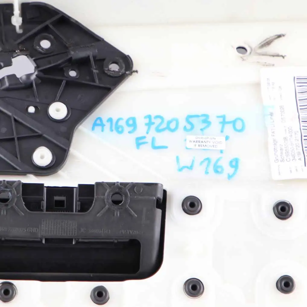 Mercedes W169 Coupe Door Card Front Left N/S Door Trim Panel Cloth Black - SKU rhd-A1697205370 - Part number A1697205370