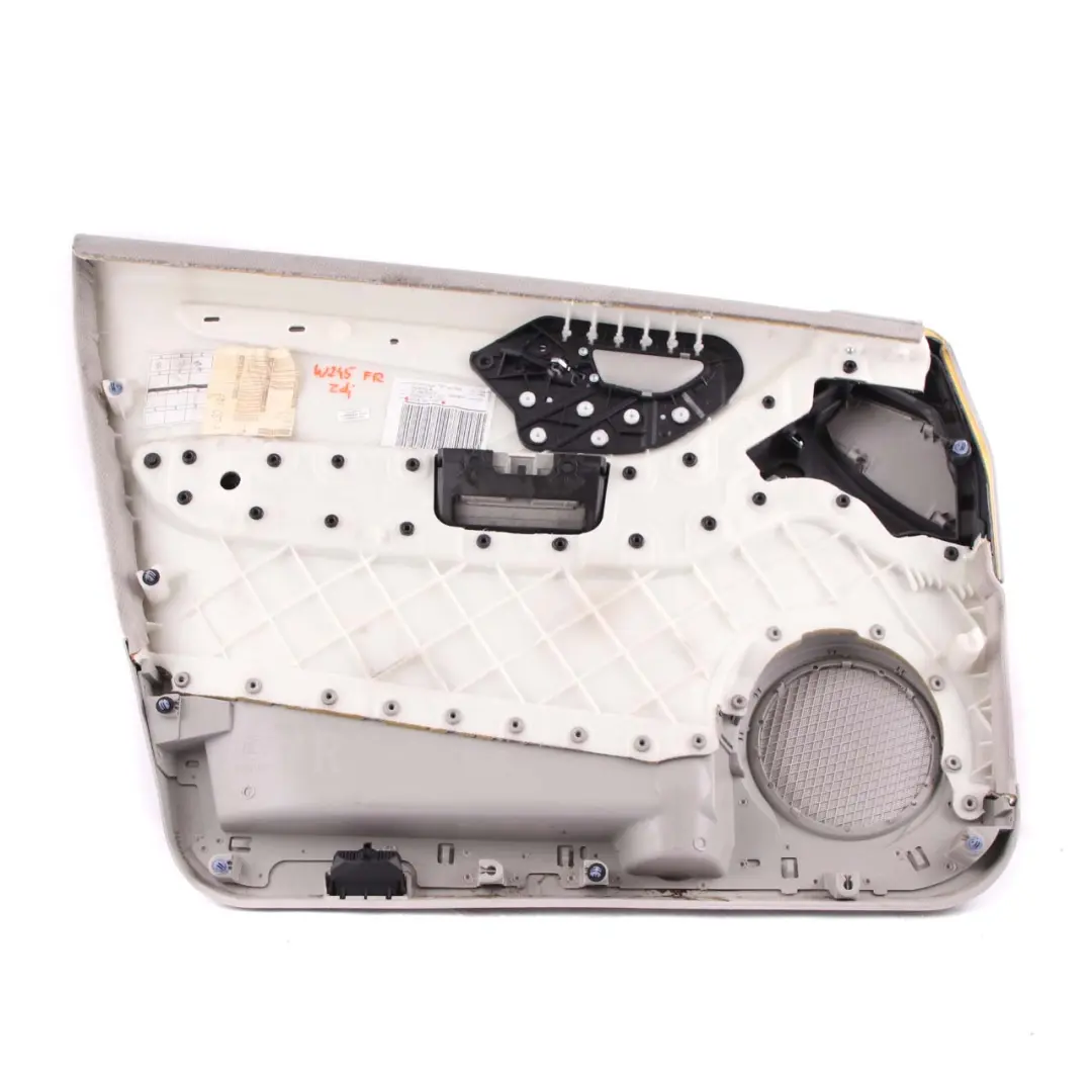Door Card Front Right O/S Trim Panel Cloth Alpaca Grey A1697201670 to Mercedes W245 with Part number A1697205670 Mercedes W245 Door Card Front Right O/S Trim Panel Cloth Alpaca Grey A1697201670 - SKU rhd-A1697205670-3 - Part number A1697205670