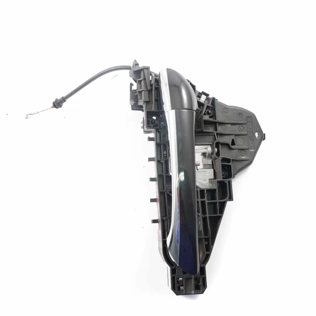 Handle Grab Door Front Left N/S Kosmosschwarz Black to Mercedes W169 with Part number A1697601134 Mercedes W169 Handle Grab Door Front Left N/S Kosmosschwarz Black - SKU rhd-A1697601134-KB2 - Part number A1697601134