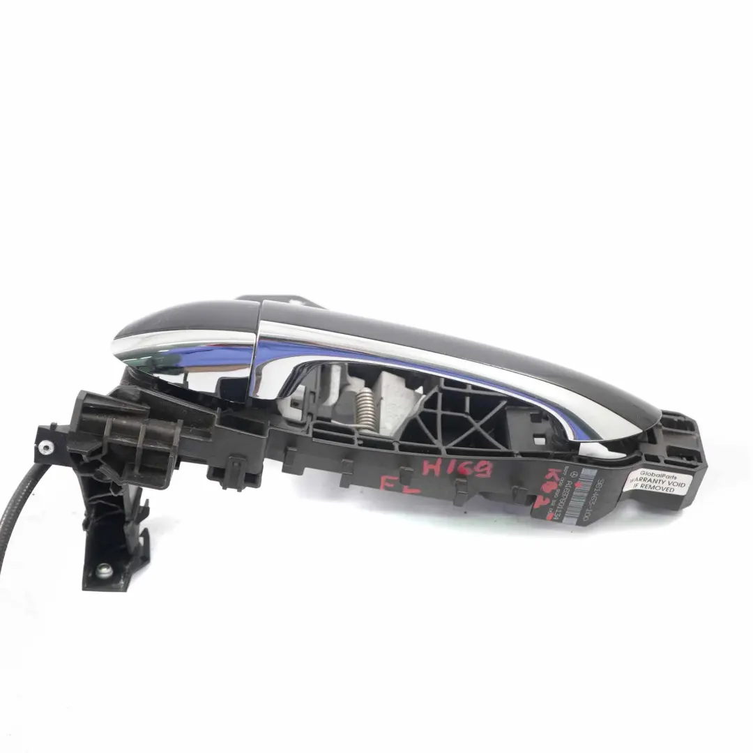 Handle Grab Door Front Left N/S Kosmosschwarz Black to Mercedes W169 with Part number A1697601134 Mercedes W169 Handle Grab Door Front Left N/S Kosmosschwarz Black - SKU rhd-A1697601134-KB2 - Part number A1697601134
