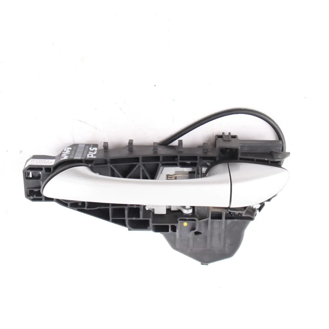 Handle Grab Door Front Left N/S Polar Silver - 761 to Mercedes W169 with Part number A1697601134 Mercedes W169 Handle Grab Door Front Left N/S Polar Silver - 761 - SKU rhd-A1697601134-PLS - Part number A1697601134