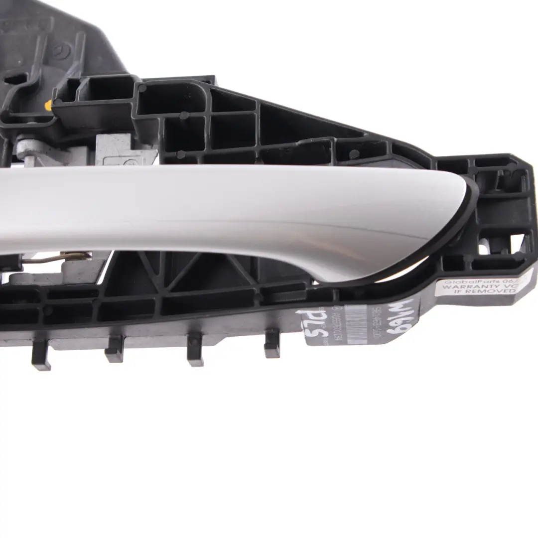 Handle Grab Door Front Left N/S Polar Silver - 761 to Mercedes W169 with Part number A1697601134 Mercedes W169 Handle Grab Door Front Left N/S Polar Silver - 761 - SKU rhd-A1697601134-PLS - Part number A1697601134