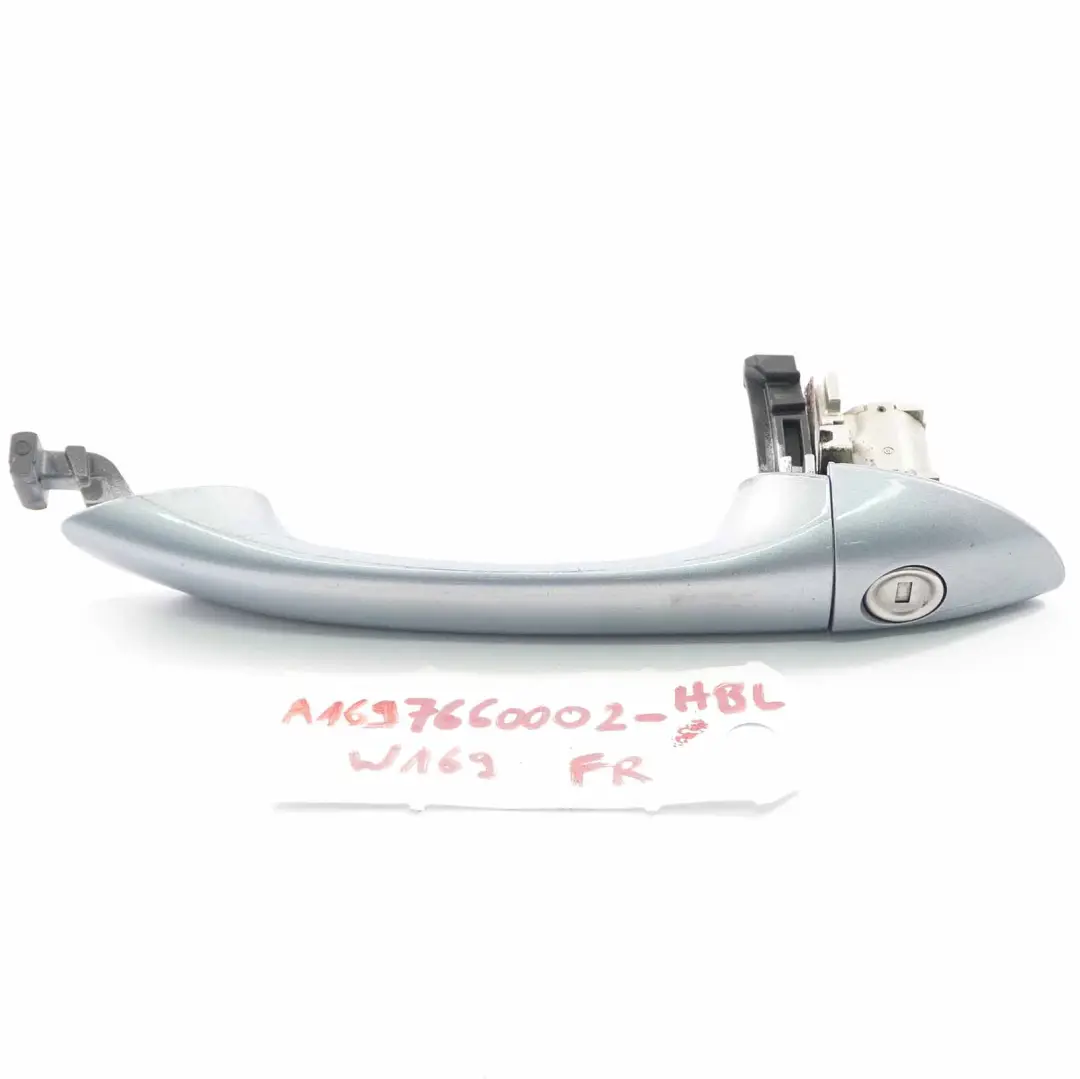 Door Handle Mercedes W169 W245 Front Right O/S Grab Horizon Blue Metallic - 391 to with Part number A1697660002 Door Handle Mercedes W169 W245 Front Right O/S Grab Horizon Blue Metallic - 391 - SKU rhd-A1697660002-HBL - Part number A1697660002