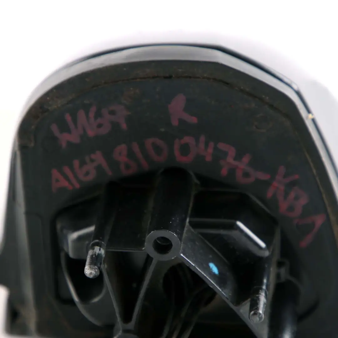  Mercedes-Benz A W169 1 Right O/S Wing Door Mirror Kosmos Black Metallic 191U - SKU rhd-A1698100476-KB1 - Part number A1698100476