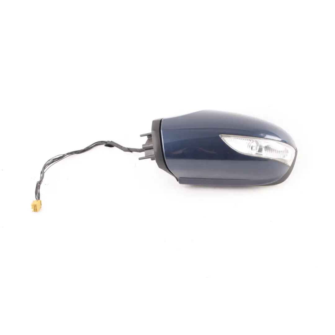  Mercedes-Benz A B W169 W245 Left N/S Wing Door Mirror Folding Atoll Blue 375 - SKU rhd-A1698100576-AB - Part number A1698100576
