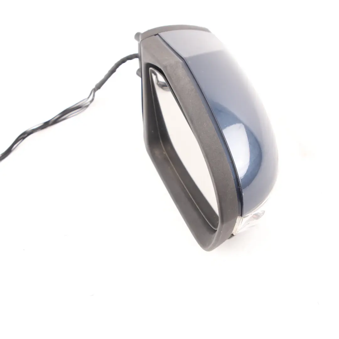  Mercedes-Benz A B W169 W245 Right O/S Wing Door Mirror Folding Atoll Blue 375 - SKU rhd-A1698100676-AB - Part number A1698100676