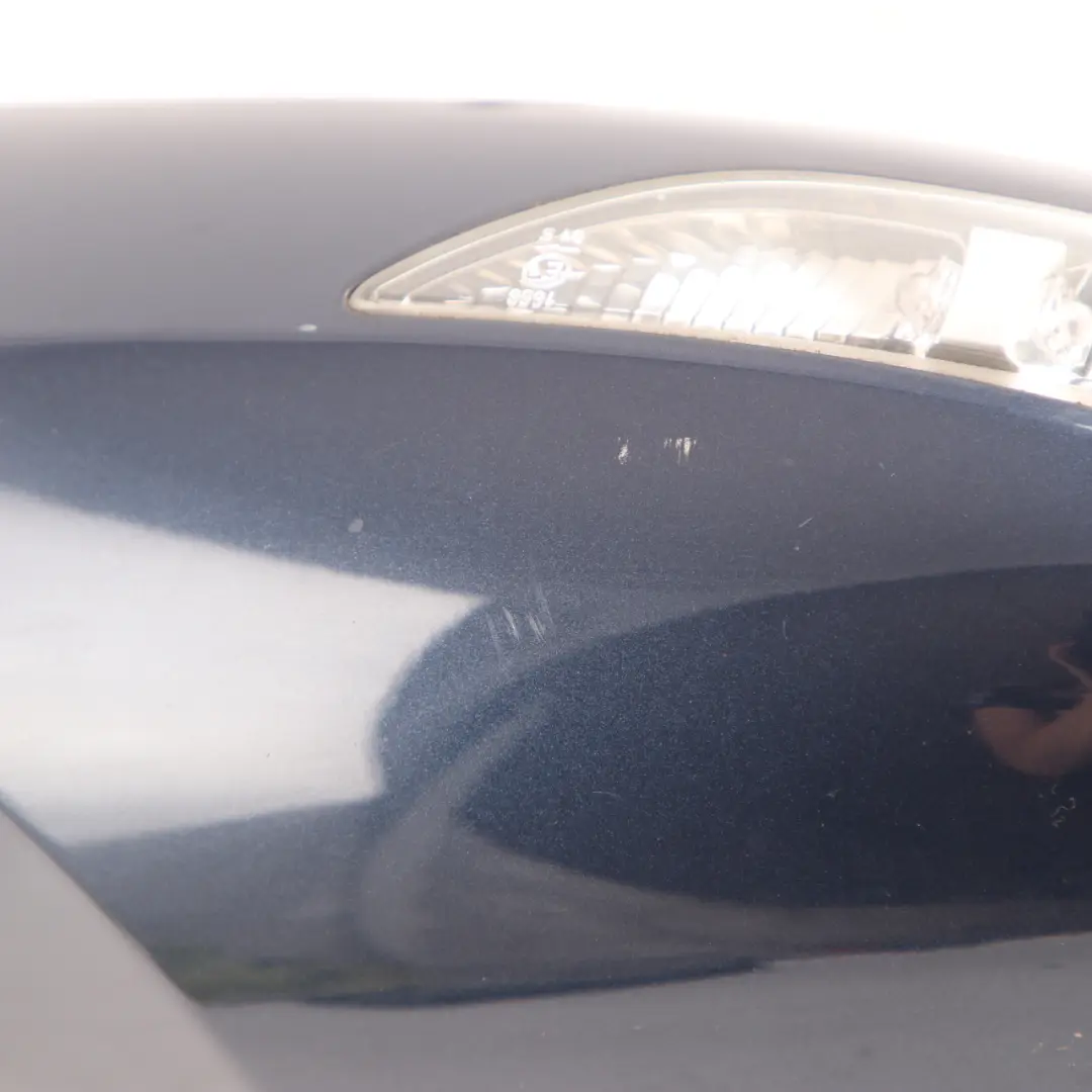  Mercedes-Benz A B W169 W245 Right O/S Wing Door Mirror Folding Atoll Blue 375 - SKU rhd-A1698100676-AB - Part number A1698100676