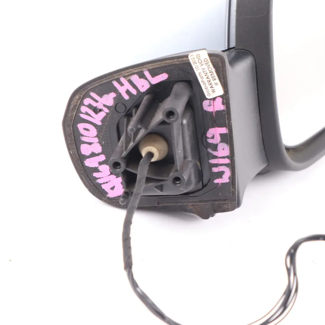 Mercedes-Benz A B W169 W245 Outside Right O/S Wing Mirror Horizon Blue 391 to with Part number A1698101276 Mercedes-Benz A B W169 W245 Outside Right O/S Wing Mirror Horizon Blue 391 - SKU rhd-A1698101276-HBL - Part number A1698101276