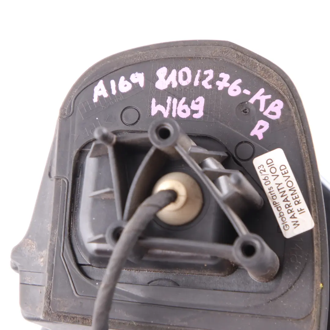 Wing Mirror Mercedes W169 W245 Outside Right O/S Kosmos Black Metallic - 191 to with Part number A1698101276 Wing Mirror Mercedes W169 W245 Outside Right O/S Kosmos Black Metallic - 191 - SKU rhd-A1698101276-KB - Part number A1698101276