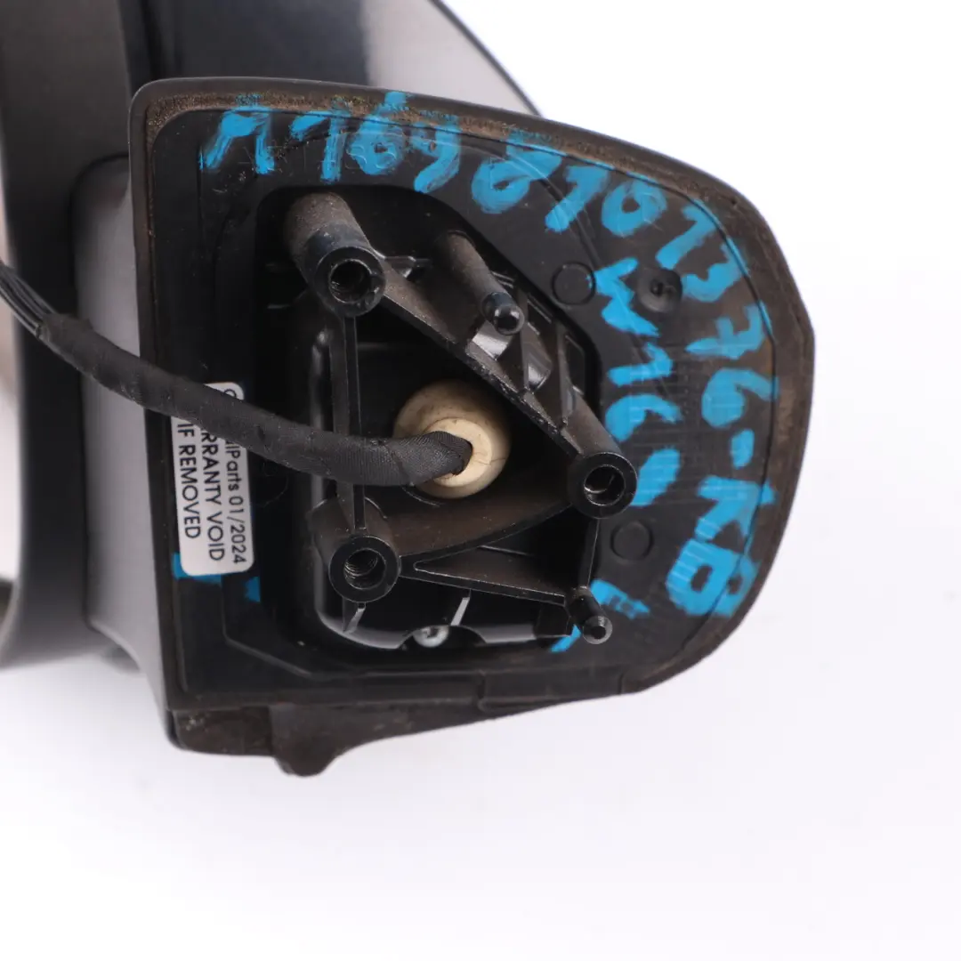  Wing Mirror Mercedes W169 W245 Power Fold Left N/S Cosmic Black Metallic - 191 - SKU rhd-A1698101376-KB - Part number A1698101376