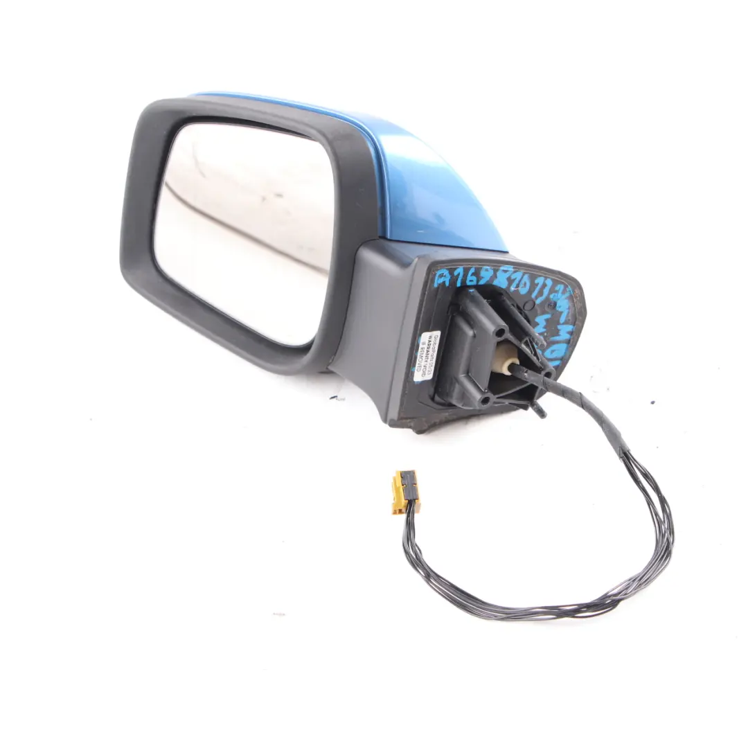 Wing Mirror Mercedes W169 W245 Power Fold Left N/S Mistral Blue Metallic - 955 to with Part number A1698101376 Wing Mirror Mercedes W169 W245 Power Fold Left N/S Mistral Blue Metallic - 955 - SKU rhd-A1698101376-MBL - Part number A1698101376