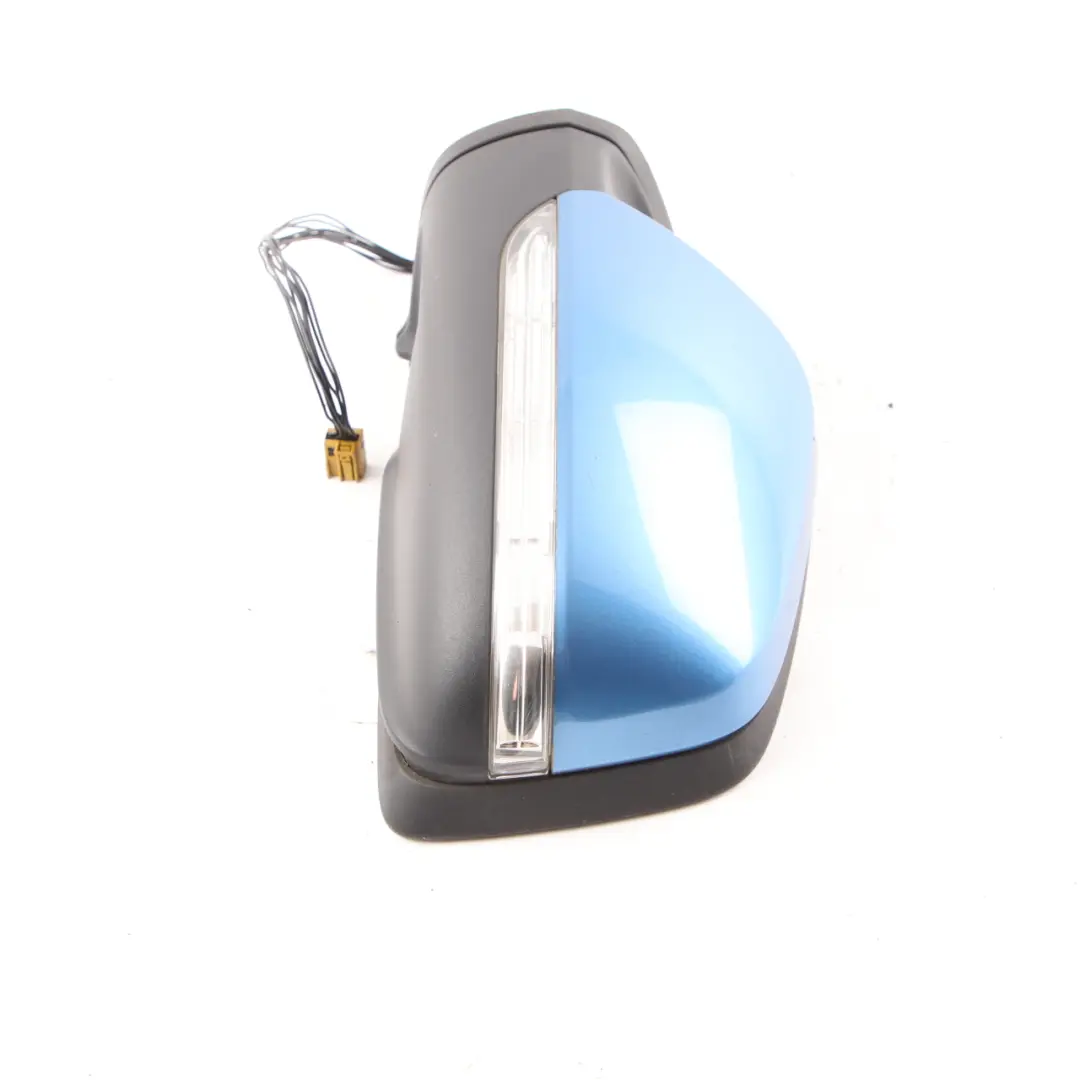 Wing Mirror Mercedes W169 W245 Power Fold Left N/S Mistral Blue Metallic - 955 to with Part number A1698101376 Wing Mirror Mercedes W169 W245 Power Fold Left N/S Mistral Blue Metallic - 955 - SKU rhd-A1698101376-MBL - Part number A1698101376