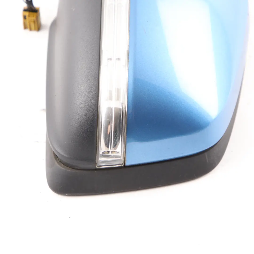 Wing Mirror Mercedes W169 W245 Power Fold Left N/S Mistral Blue Metallic - 955 to with Part number A1698101376 Wing Mirror Mercedes W169 W245 Power Fold Left N/S Mistral Blue Metallic - 955 - SKU rhd-A1698101376-MBL - Part number A1698101376