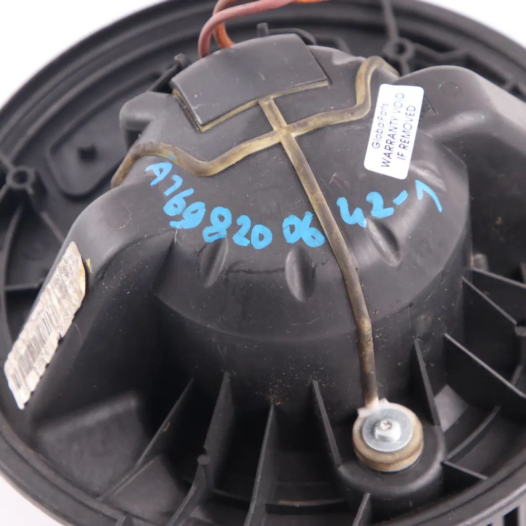 Mercedes W169 W245 Heater Blower Motor Fan Unit - SKU rhd-A1698200642-1 - Part number A1698200642